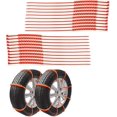 thumbnail image 2 of Juego de cadenas para nieve para coche, cadenas universales para neumáticos, cadenas antideslizantes para coche, cadenas para nieve de plástico, 2 of 5