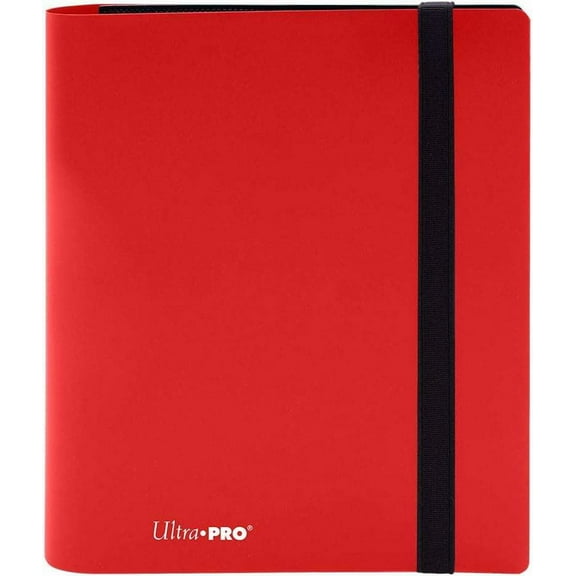 Card Supplies Pro-Binder Apple Red 4-Pocket Binder