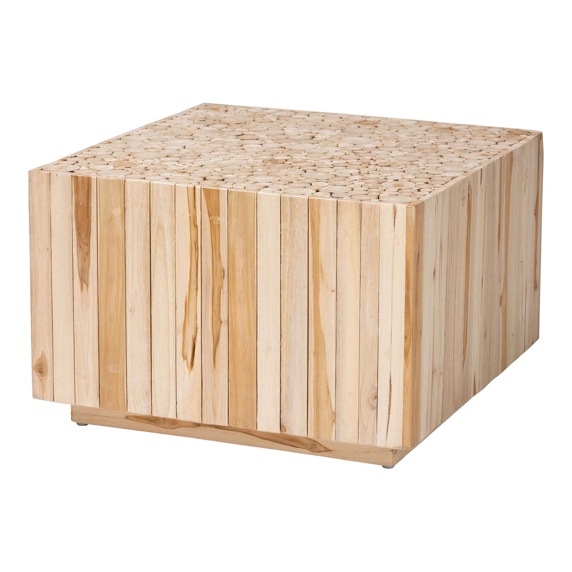 bali & pari Augusta Boho Coffee Table, Natural