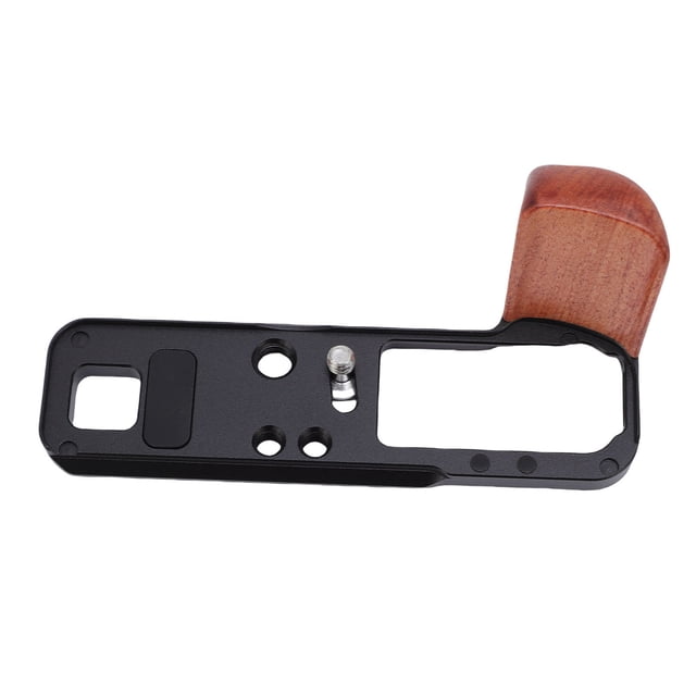 Empuñadura De Madera En Forma De L Apta Para Fuji X100VI, Empuñadura De Madera Para Cámara, Orificio Para Tornillo De 1/4 De Pulgada, Sujeción Cómoda Y Estética Robusta Para