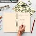 thumbnail image 4 of FORMRS 1-Subject Spiral Notebook 8" x 5" College Ruled 60 Refillable Sheet A5 Hard Cover, 2 Pack, Green Birds, 4 of 7