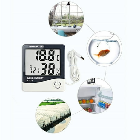 htc 2 precision thermometer indoor and outdoor digital display electronic temperature and humidity meter specification htc 2