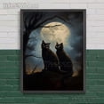 thumbnail image 4 of Pintura en lienzo de arte de pared Vintage de Anubis,Baphomet, Gato Negro, cabra oscura, Impresión de póster de Arte de Academia oscura victoriana, decoración del hogar Witchy, 4 of 4