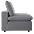 thumbnail image 2 of Modway Commix Sectionnel de Mobilier de Patio Extérieur Sunbrella 6 Pcs, Gris, 2 of 10
