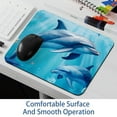 thumbnail image 6 of Dolphin Printed Square Mouse Pad, 8.3x9.8 Inch Non-Slip Rubber Bottom Gaming Mouse Pad for Office Use, 6 of 6