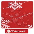 thumbnail image 7 of HA-EMORE 60 Inch Round Snowflake Christmas Tablecloth Christmas Decoration - Xmas Table Cloth WP and Washable Holiday Decorative Table Cover for Outdoor, Indoor Party Kitchen Dining Room, 7 of 7