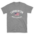 thumbnail image 1 of Lumberton North Carolina Patriot Men's Cotton T-Shirt, 1 of 1