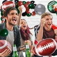 thumbnail image 3 of 101Pcs Football Balloons Garland Arch Kit Football Field Foil Balloons White Green Brown Black Balloons for Birthday Sport Theme Superbowl Sunday The Big Game Football Party Decorations Supplies, 3 of 5
