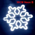 thumbnail image 3 of Guirnalda de luces navideñas con copos de nieve de Thrisdar para exteriores, luces colgantes para árbol de Navidad, decoración de copos de nieve para colgar, 3 of 5