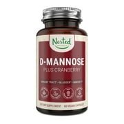 Nested Naturals D-Mannose 500 mg with Cranberry Extract