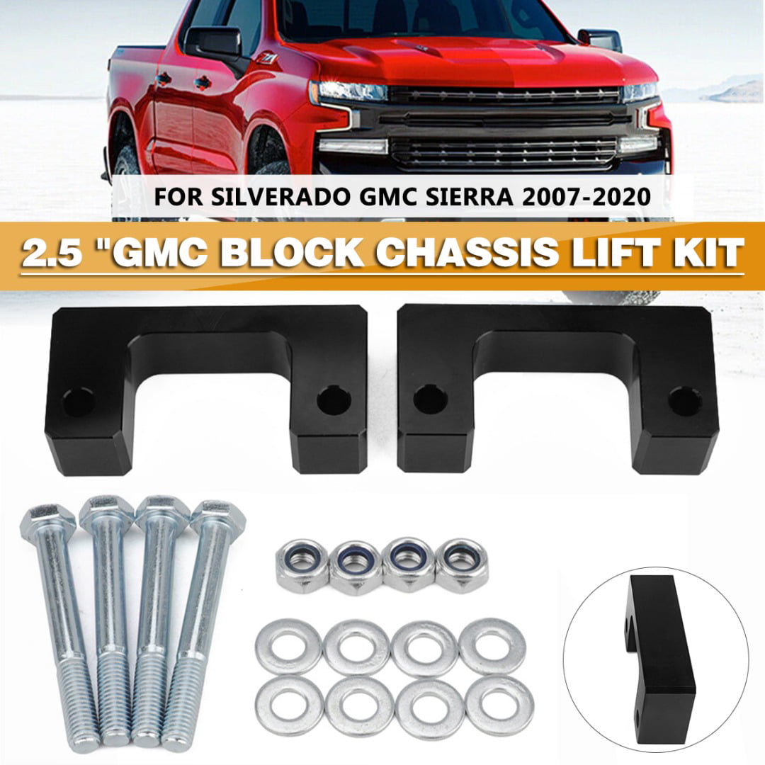 LCGP Front Leveling Lift Kit 2 inch Fits for Chevy1500 Silverado 1500 2WD/4WD 2007-2020,GMC Sierra 2WD/4WD 2007-2020 