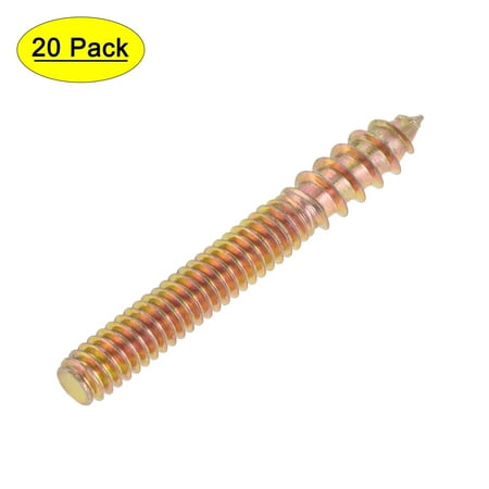 

Uxcell 5/32-32 x 1-1/4 Hanger Bolts Carbon Steel Zinc Plated 20 Pack