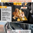 thumbnail image 2 of VFM Back Seat Extender for Dogs-Large Space, Dog Car Seat Cover Hard Bottom Holds 400lbs, Sturdy Backseat Extender for Dogs,Upgraded Waterproof Pet Car Bed Dog Hammock for Sedan, SUV, Small Truck, 2 of 9