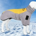thumbnail image 3 of Warm Dog Winter Coat Cold Weather Jacket Windproof Reflective Turtleneck Dog Vest with Plush Neckline D-Ring for Leash Thick Fleece Lining Dog Jacket, 3 of 8