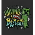 thumbnail image 2 of Men's Minecraft Having a Blast Graphic Tee Charcoal X Large, 2 of 4