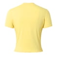 thumbnail image 5 of HOWPAY Women T Shirt Floral Print Vintage Boho Tee Tops Summer Loose Fit Short Sleeve Crew Neck T-Shirt Oversized Cozy Y2K Streetwear Yellow M, 5 of 8