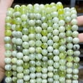 thumbnail image 3 of Joyas de diseño de moda con cubierta de leche verde natural, cuentas redondas de Xiuyu, pulsera de cuentas de pino y jade, cuentas de joyería, 3 of 5