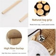 thumbnail image 3 of Cat Pet Toy Teaser Wand Long Rod Wooden Cat Teasing Tool Mouse Bell Kitten Feather Teaser Wand Set, 3 of 10