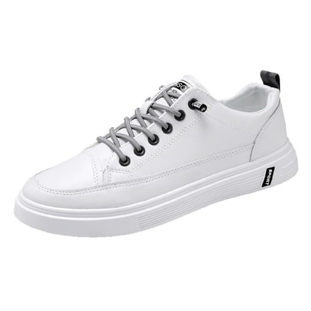 HSMQHJWE Dress Sneakers Men Men Casual Shoes 14 Wide Men All Breathable Leather Casual Men S Casual Slip On Shoes
