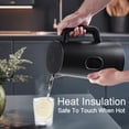 thumbnail image 4 of QUAXWELL 1.5L Electric Kettle Stainless Steel, Double Wall Cool Touch Teapot, Fast Boil,5 Temperature Control, LED Display, Auto Shut-Off, BPA-Free,K, 4 of 9