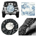 Classical flower chart Spare tire cover wheel protector, weather