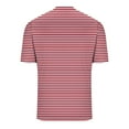 thumbnail image 4 of COSFO Short Sleeve Mens Shirts Casual Henley Tops Button Striped Loose Pullover Mens Graphic Tees, 4 of 5