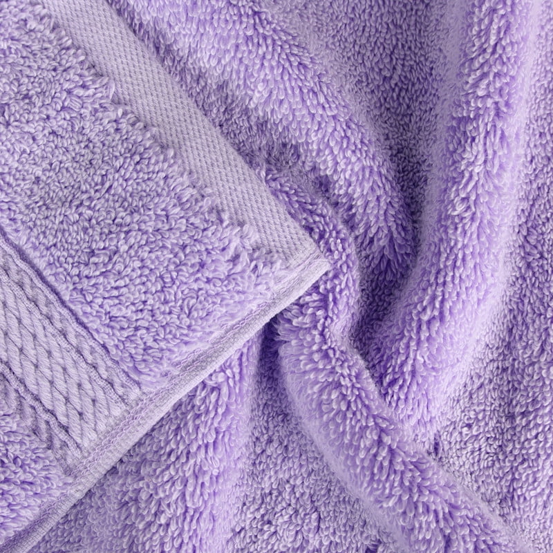 Superior 800 GSM Egyptian Cotton 4-Piece Hand Towel Set, Soft Ultra Absorbent Towels, Plum