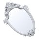 thumbnail image 1 of 1PC European Style Wall-mounted Mirror Retro Royal Court Style Mirror (Silver), 1 of 3
