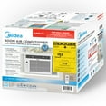 thumbnail image 2 of Midea 6,000 BTU 115V Window Air Conditioner with Comfort Sense Remote, up to 250 Sq. ft., White, MAW06R1WWT-T, New, 2 of 17