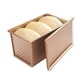 thumbnail image 1 of Pan con tapa, molde para hornear, pastel, tostada, acero al carbono, caja de Pan tostado antiadherente, herramientas para hornear, 1 of 9