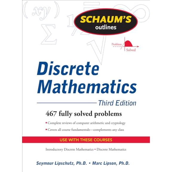 Pre-Owned Schaum's Outline of Discrete Mathematics, Revised Third Edition