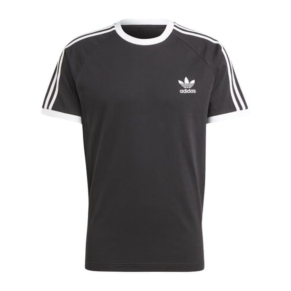 Adidas Mens Regular fit Short Sleeve T-Shirt Shirt Medium Black White Solid