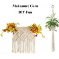 thumbnail image 3 of Macrame Cord 5mm Natural Cotton Macrame Cotton Cord, 3 Strand Twisted Macrame Rope, 3 of 4