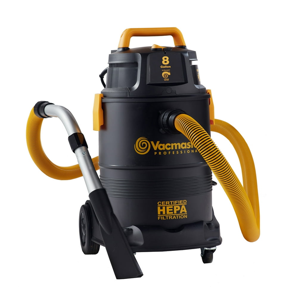 Vacmaster VK811PH 8 Gallon Industrial HEPA Wet/Dry Vacuum with 2Stage