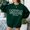 Blackish Green, variant on Women's Diy Custom Name Print Casual 2026 Spring Sweaters for Women 2026 Green Xxl