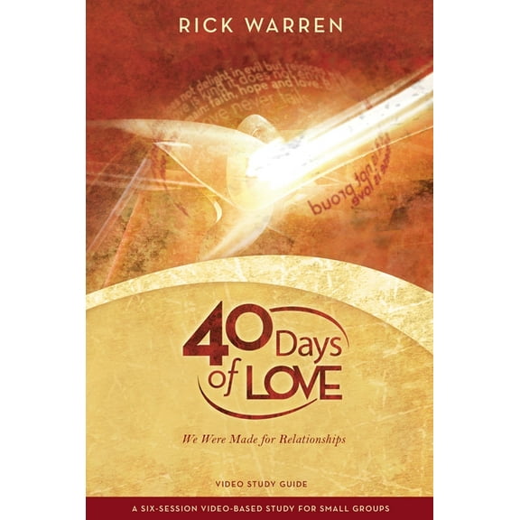 40 Days of Love Bible Study Guide: We Were Made for Relationships, (Paperback)