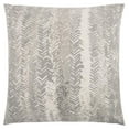thumbnail image 1 of HomeRoots 403267 Gray & Silver Metallic Tonal Print Throw Pillow, Soft Gray, 1 of 1