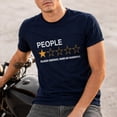 thumbnail image 3 of Jollimate People 1 Star Rating Shirt, Funny Introvert Graphic Tee, Sarcastic Gift for Men, 3 of 5