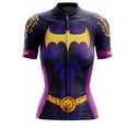 thumbnail image 2 of Camisetas de ciclismo de manga corta de color morado para mujer, uniforme de ciclismo, ropa deportiva de equipo profesional, camiseta de motocross, ropa de bicicleta de montaña, 2 of 5