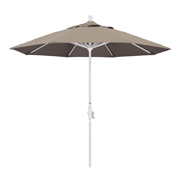 California Umbrella Parasol de Patio 9 Pieds Taupe