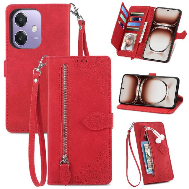 Wallet Case for GANGXUN OPPO A3X 5G with Shockproof, Stylish for Daily and Business Use