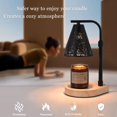 thumbnail image 4 of Candle Warmer Lamp,Candle Lamp with dimmer,Electric Candle Warmer for Jar Candles,Bedroom Home Decor,2H/4H/8H Timer,Adjustable Height with 2 Bulbs,Gifts for Mom, 4 of 8