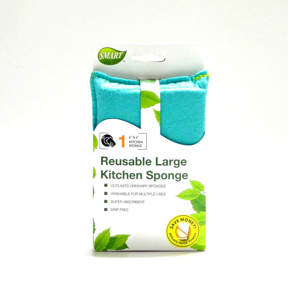 Smart Reusable Kitchen Sponge, Large