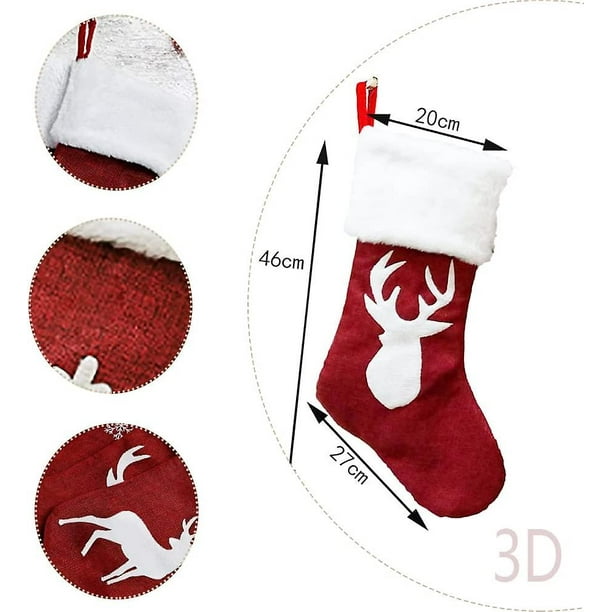 Medias Navideñas Para Gatear Bebé - Antideslizantes, Diseño Árbol Y Alce