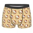 thumbnail image 1 of RWJDXD Custom Hello Kitty Anime Cat Pattern Underwear Men Stretch Boxer Briefs Shorts Panties Soft Underpants For Male o, 1 of 5