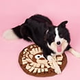 thumbnail image 2 of Dog Snuffle Mat Cartoon Soft Puppy Puzzle Toy Interactive Feed Game for Indoor, 2 of 10