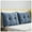 Blue, variant on Comfortable and soft back cushion for headboard, lumbar support cushion for bed, backrest cushion with removable, washable cover