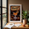 thumbnail image 6 of Classic Old Fashioned Art: Rustic Drink Poster - Illustration Cocktail Vintage Typography Bar Rustic Kitchen Decor Oak Framed Wall Art Print 16 x 24 inches, 6 of 59