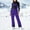 Dark Blue, variant on Women Baggy Ski Pants Men Snow Bibs Snowboard Overall Insulated Windproof Waterproof for Winter Outdoor Sports