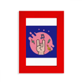 thumbnail image 1 of Musical Mano Cornuto Picture Display Art Red Photo Frame, 1 of 4